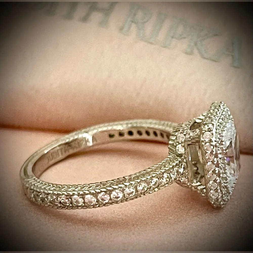 Judith Ripka White Gold Clad - Picture 4 of 8